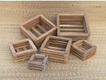 Teak Hanging Baskets