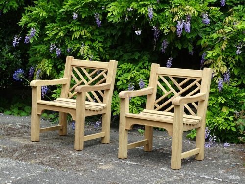 Garden Armchair - Chinoiserie Style
