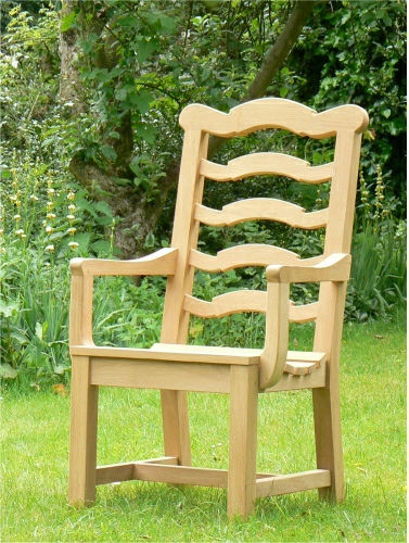 Garden Armchair - Ladderback style