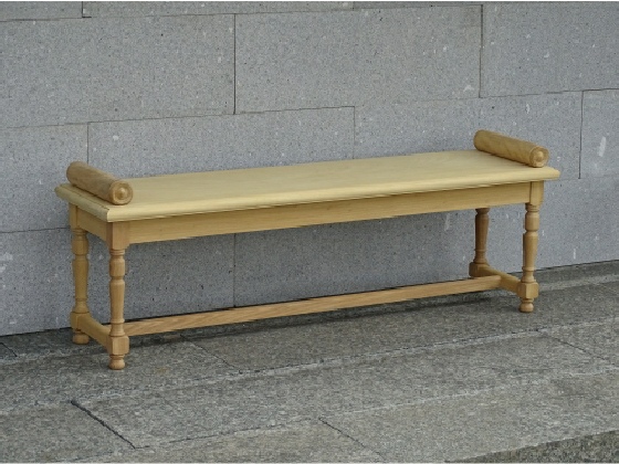 Hall Bench with Roll Ends