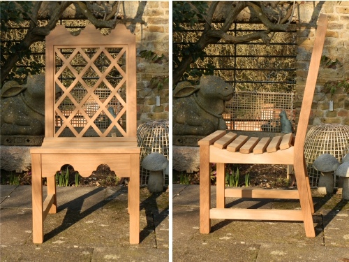 Garden Chair - Indian Lattice Style