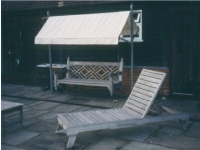 Wooden Swing Seat - Chinoiserie Style