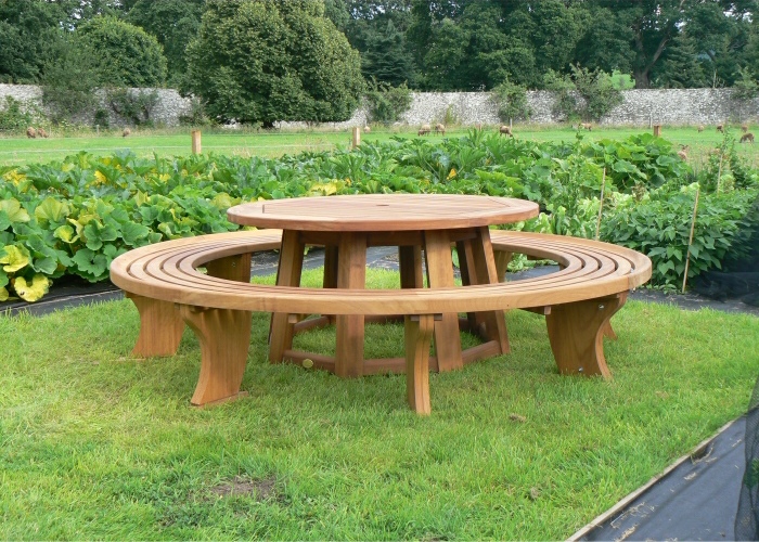 Circular Table and Bench Circular Table and Bench