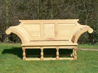 Three Seater Garden Seat - Kentian Style