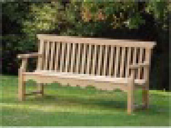 Three Seater Garden Seat - Peacock Style