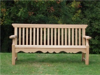 Three Seater Garden Seat - Peacock Style