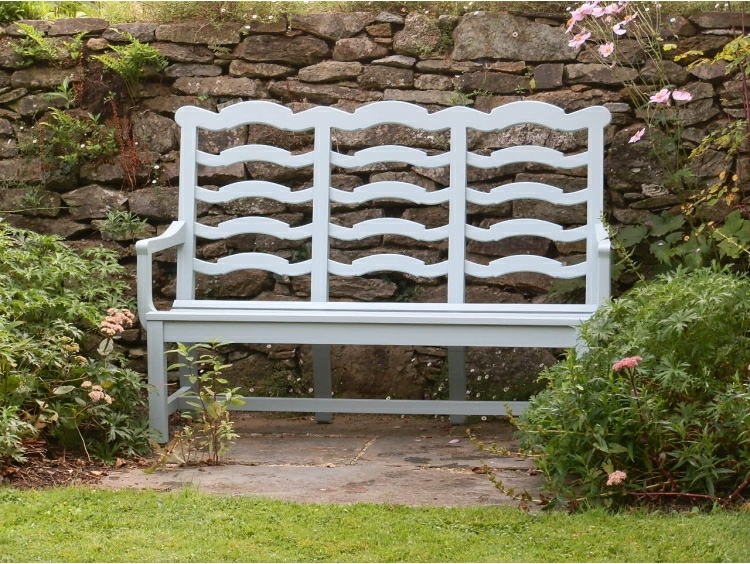 Three Seater Garden Seat - Ladderback Style