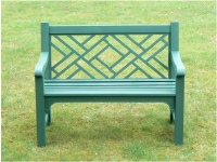 Garden Two Seater Seat - Chinoiserie Style